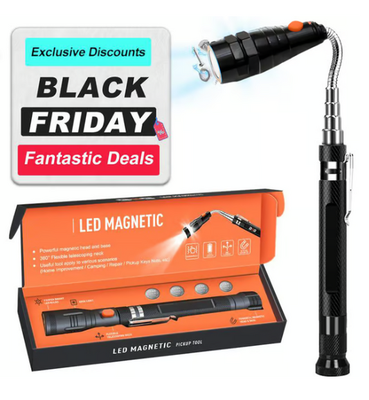 Multifunktionale magnetische Teleskop-Taschenlampe