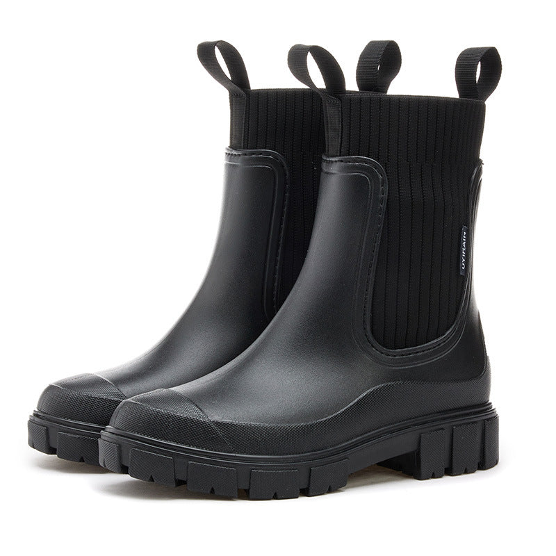 ⏳Begrenzter Zeit‑Sale 50 % RABATT🔥🥾💦Wasserdichte rutschfeste Stiefel mit dicker Sohle, Wadenhoch🎁