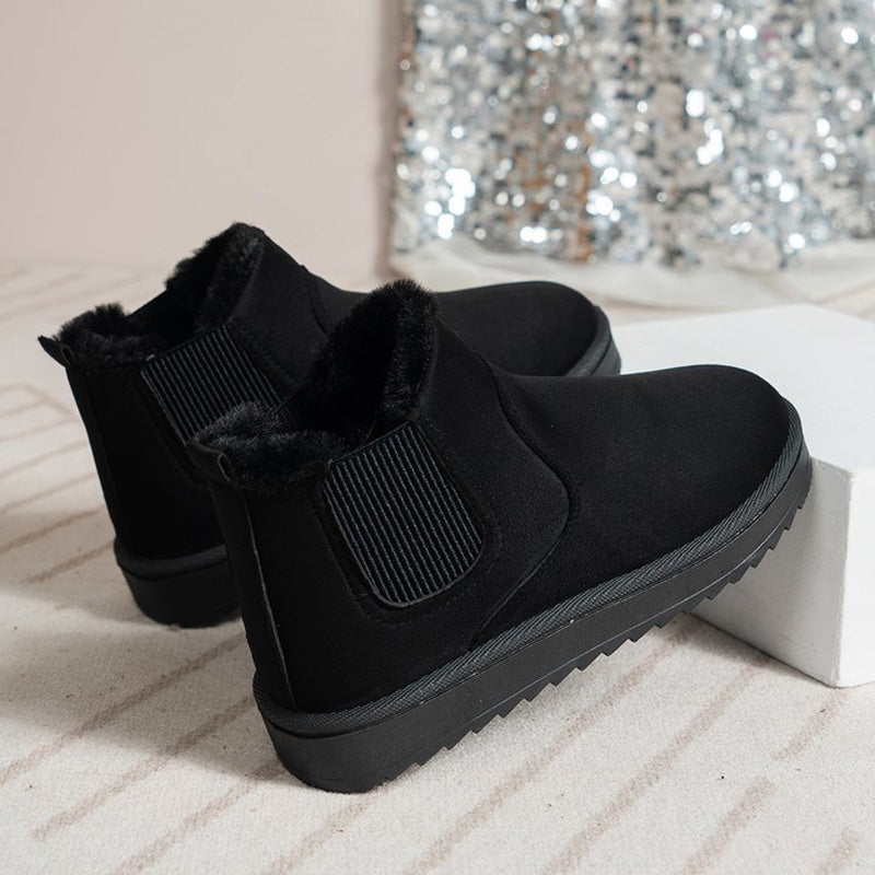 📢📢50%Rabatt!!!🎉🥾Warme Schneestiefeletten mit dicker Sohle für Damen🎁