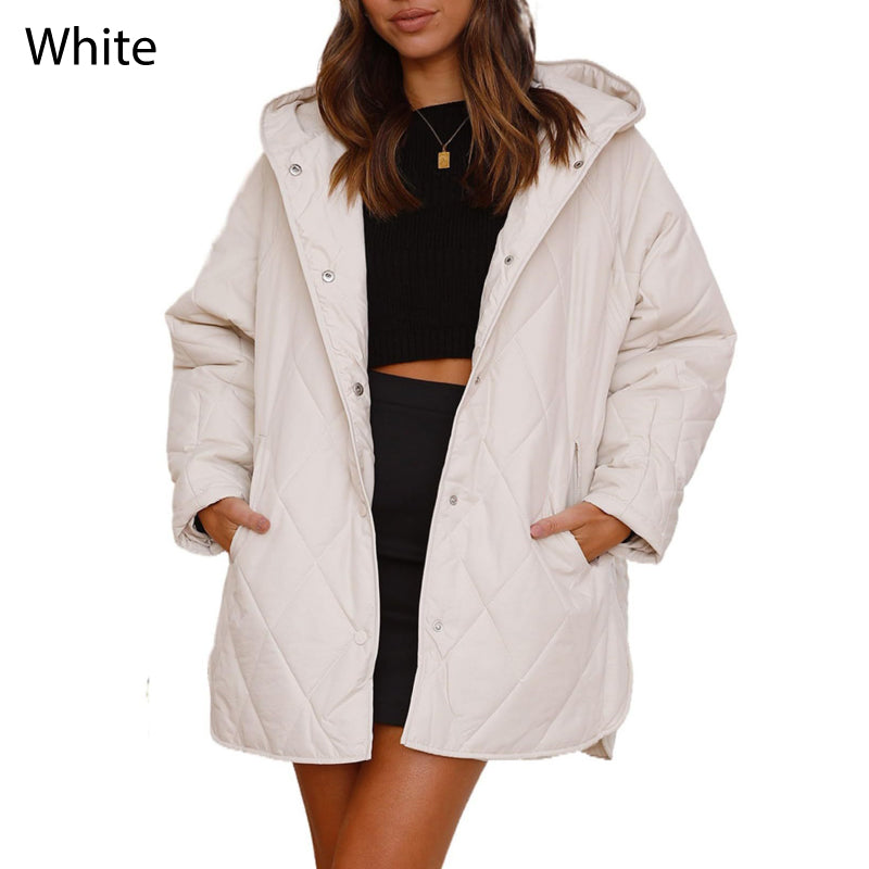 50%Rabatt🔥 Trendige leichte Steppjacke mit Kapuze für Damen im Winter