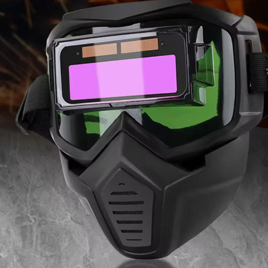 👷2025 Neues Upgrade🛡️Automatisch abdunkelnder Schweißhelm für Augenschutz