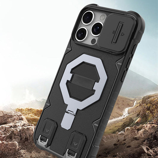 Stilvolle, sturzsichere und unsichtbare Handyhülle mit Ständer