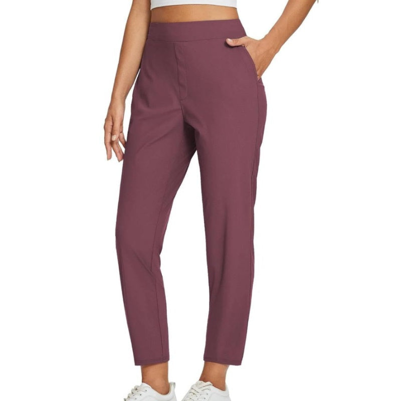 ⏳Begrenzte Zeit 50% Rabatt💥Elastische Damenhose mit hoher Taille und Reißverschlusstaschen