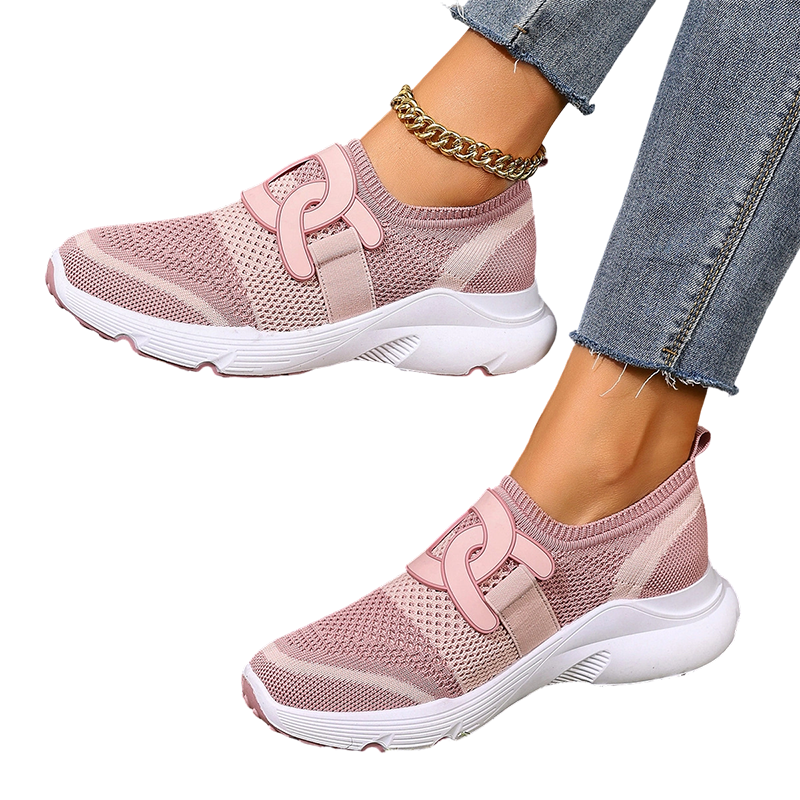🌞Frühlingserwachen: 50% Rabatt!👟 Orthopädische Damen-Slipper mit Mesh-Obermaterial – 3-fach Fußgewölbe-Stütze & Gel-Dämpfung – Gegen Plantarfasziitis & Fersensporn
