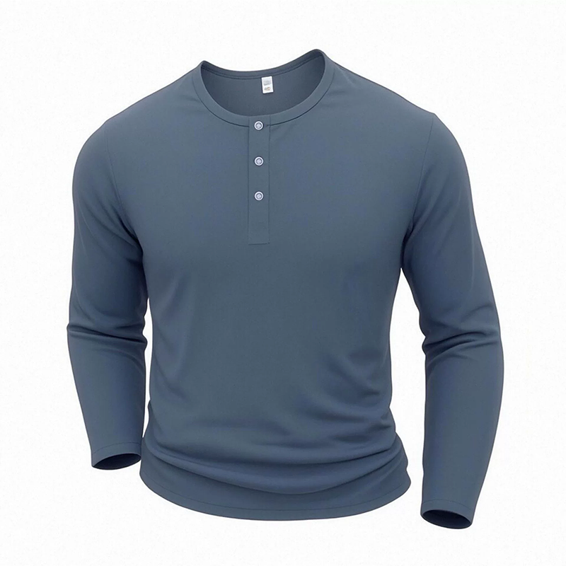 💎Riesige Rabatte👕 Neuheiten – Klassisches Henley-Hemd – bequem und vielseitig