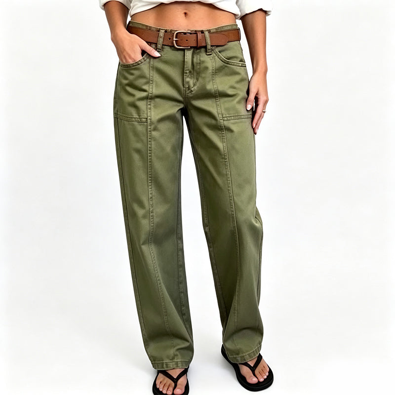📢📢50%Rabatt!!!🎉👖Bestseller – Gerade-Weite-Hose – vielseitig und stylisch