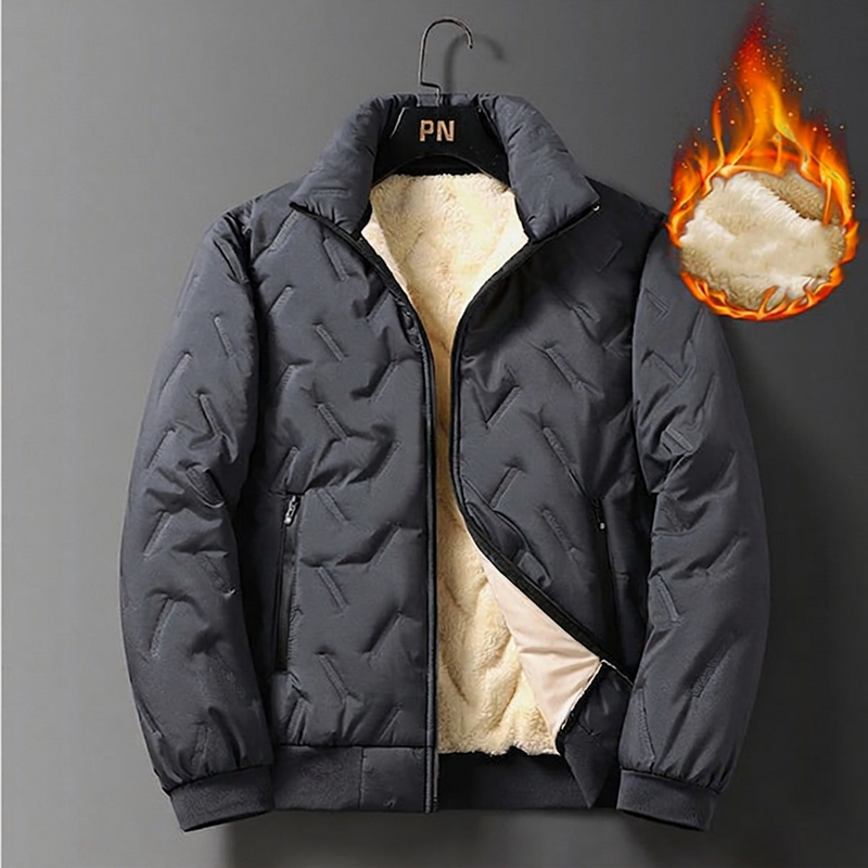 📢📢50%Rabatt!!!🎉✨Stepp-Winterjacke für Herren mit Kunstfleece-Futter