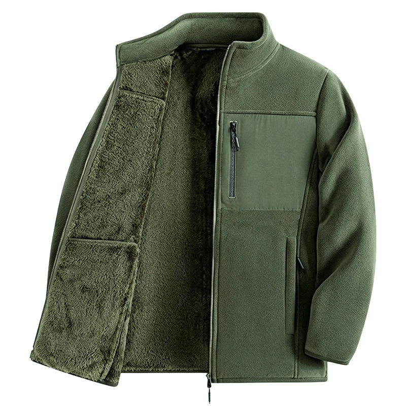 📢🎉50%Rabatt!!!🛍️✨Unisex schwere Fleecejacke mit durchgehendem Reißverschluss