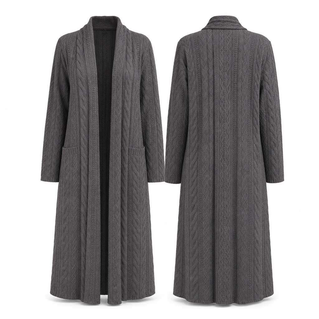✈Neu eingetroffen – jetzt versandkostenfrei!✈Freizeit Strickjacke Lang