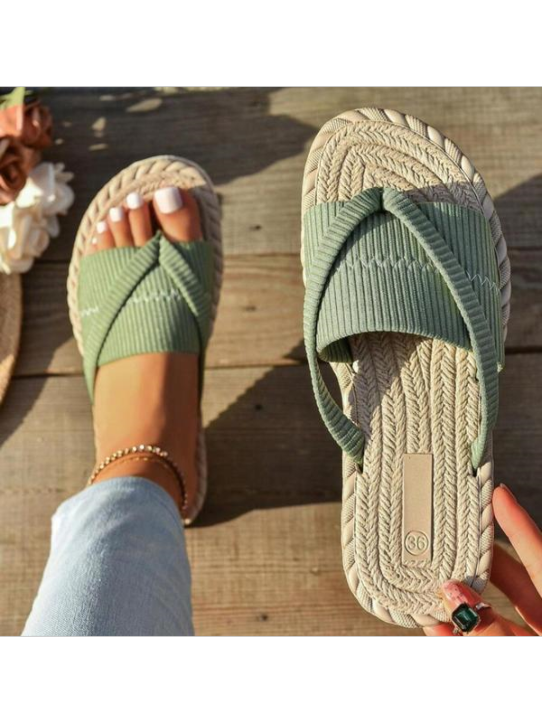 🔥Sommer-Sale: 50 % Rabatt💥 Sommerliche, bequeme Flip Flops für Frauen