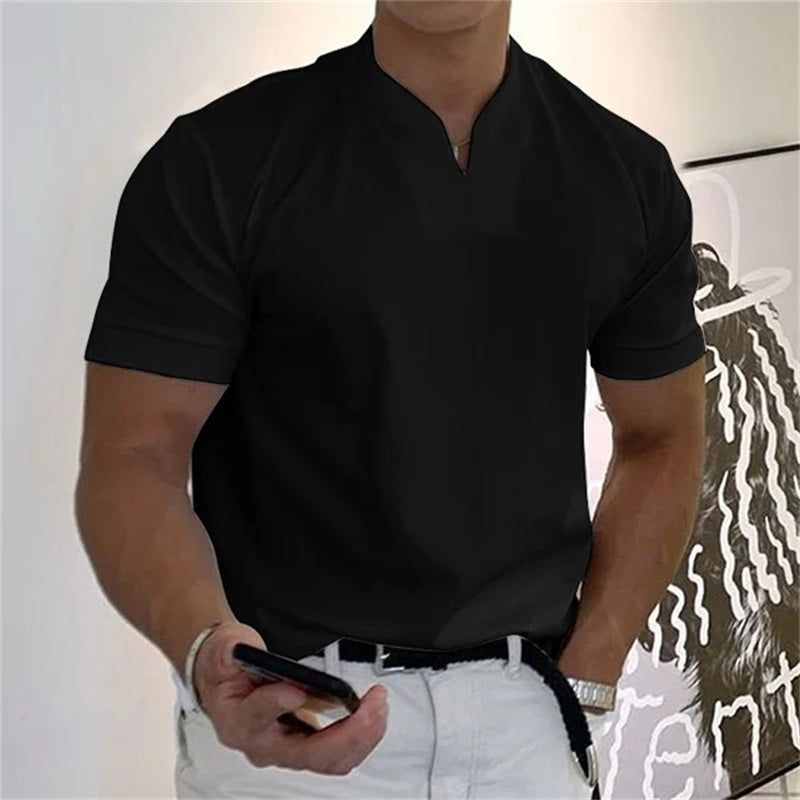 2025 Herren Business Kurzarm Fitness T-Shirt