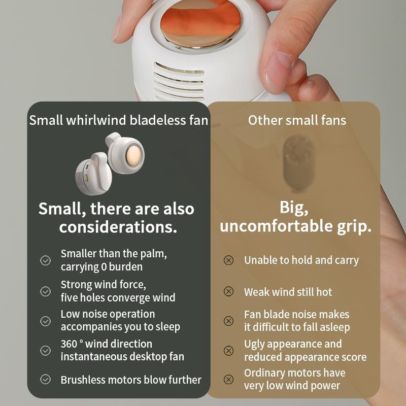 ❄️Um 360° drehbarer, tragbarer Mini-Clip-Ventilator