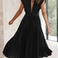 🔥 Zeitlich begrenzter 50% Rabatt💃 Drapiertes Faltenrockkleid mit V-Ausschnitt