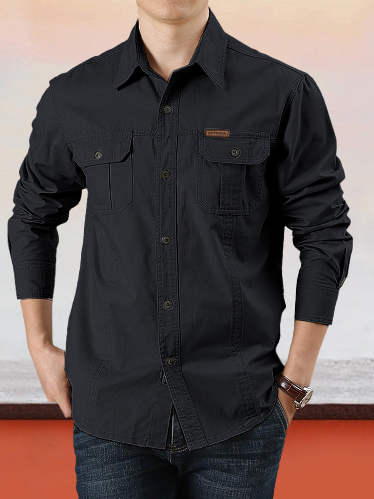 👔🔥 50% RABATT 🇩🇪 Lässiges Herrenhemd aus 100% Baumwolle – atmungsaktiv, langlebig & zeitlos klassisch ✨