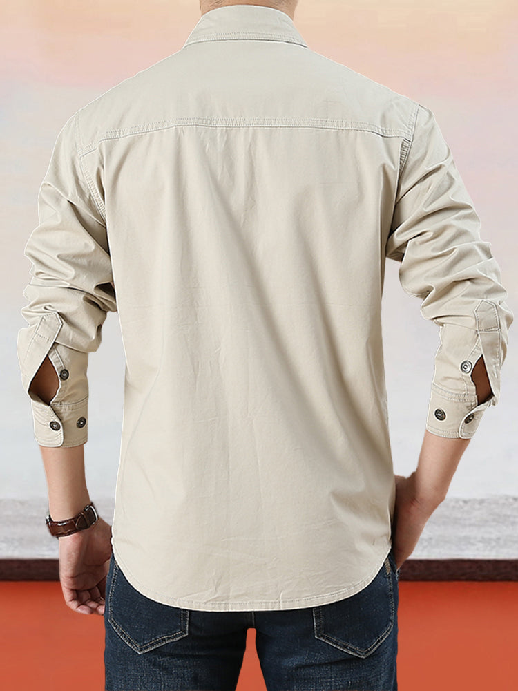 👔🔥 50% RABATT 🇩🇪 Lässiges Herrenhemd aus 100% Baumwolle – atmungsaktiv, langlebig & zeitlos klassisch ✨