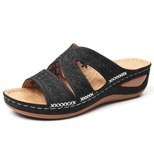 Letzter Tag 50 % Rabatt | Hochwertige orthopädische Slipper-Sandalen mit dickem Plateau