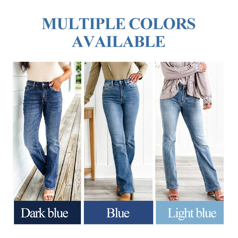 👖 50% RABATT! ✨ Hochelastische Jeans zur Bauchkontrolle – Schmeichelt jeder Figur, Tummy Control & Höchster Tragekomfort 💙
