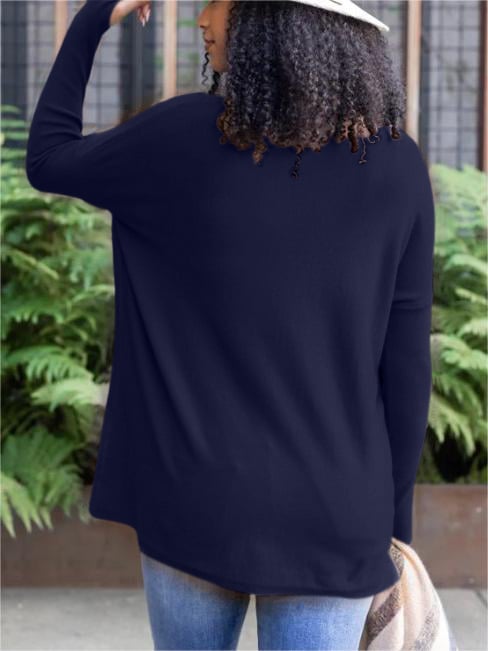 🎁Heißer Verkauf 49% RABATT⏳Langarm-Daumenloch-Pullover-Taschentunika