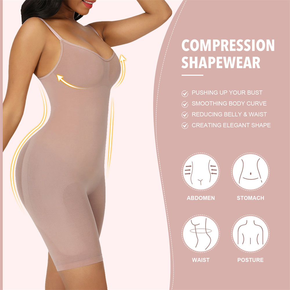 🔥GLÄTTENDER NAHTLOSER BODYSUIT(Offener Schritt)