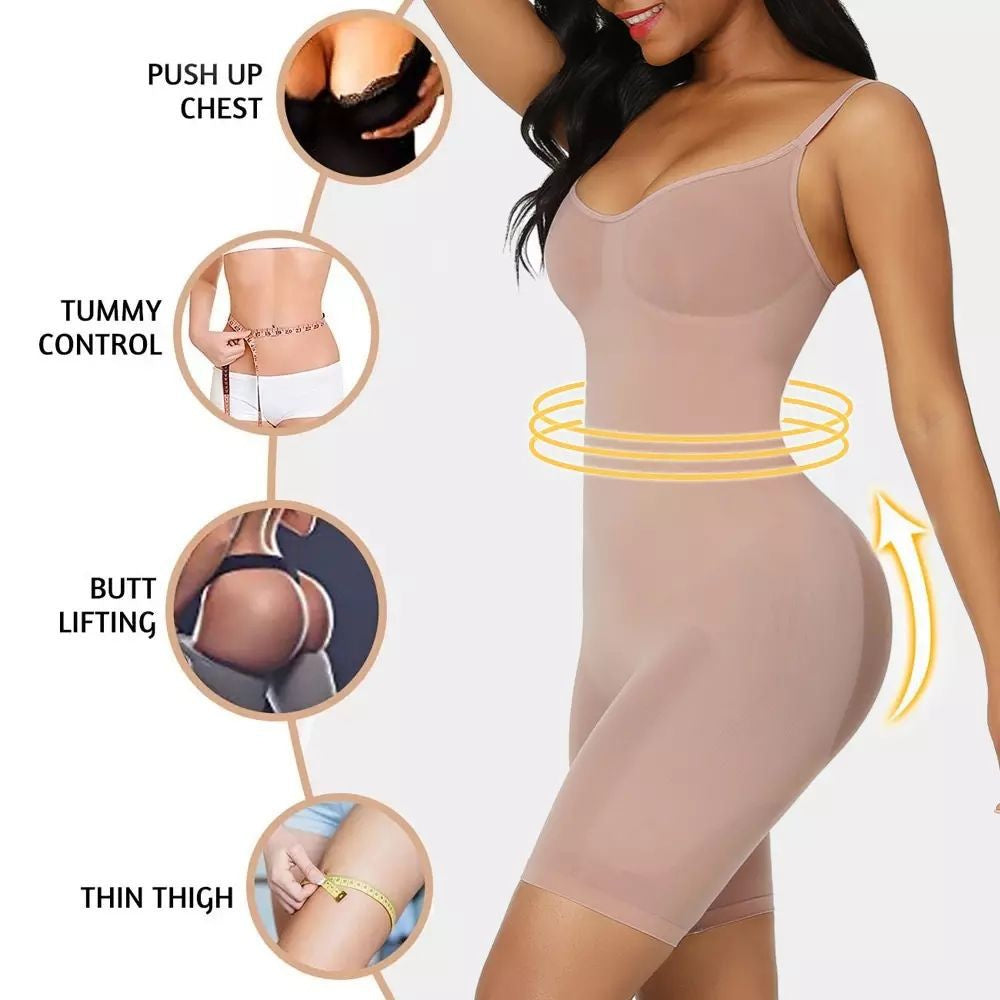 🔥GLÄTTENDER NAHTLOSER BODYSUIT(Offener Schritt)