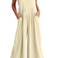 💝Ärmelloser Jumpsuit für Damen mit weitem Bein und Taschen