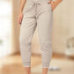 💥 SOMMER DEAL: -50% 🌸 Damen 3/4 Jogginghose 👖 weicher Strick, Kordelzug & praktische Taschen – ideal für Sport & Alltag 🏃‍♀️