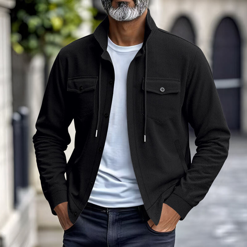 📢📢50%Rabatt!!!🎉✨Herren-Cordjacke mit Knopfleiste und langen Ärmeln