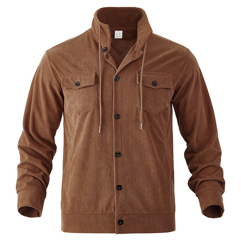📢📢50%Rabatt!!!🎉✨Herren-Cordjacke mit Knopfleiste und langen Ärmeln