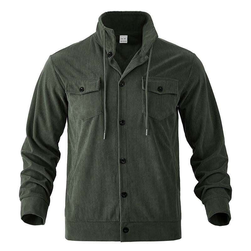 📢📢50%Rabatt!!!🎉✨Herren-Cordjacke mit Knopfleiste und langen Ärmeln