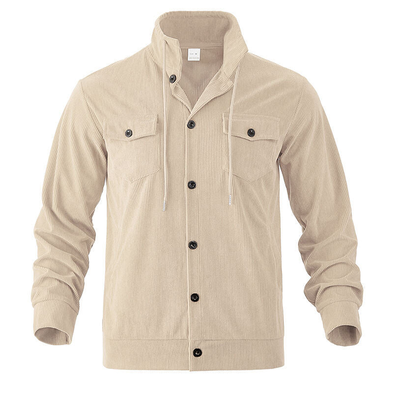 📢📢50%Rabatt!!!🎉✨Herren-Cordjacke mit Knopfleiste und langen Ärmeln