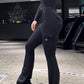 📢📢50%Rabatt!!!🎉✨Hoch taillierte, ausgestellte Yogahose für Damen mit Taschen
