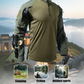 💎 50% RABATT! 💎 Langlebiges Multi-Pocket Outdoor- & Trainingsshirt – Atmungsaktiv, Robust & Taktisch Bereit 🌲💪