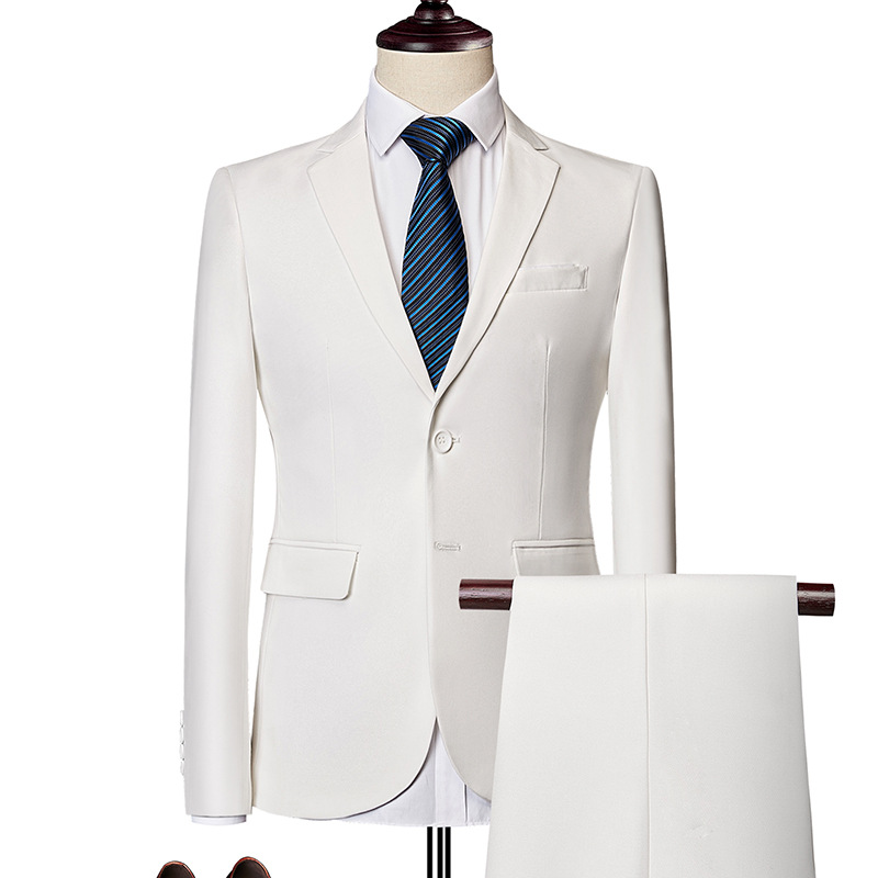 ✨👔50 % RABATT + KOSTENLOSER VERSAND 💼 Zweiteiliger Herrenanzug in moderner Passform – Atmungsaktiv, knitterfrei und professionell im Stil ✨