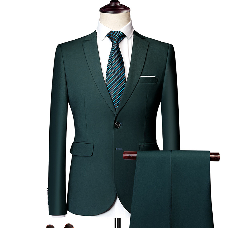 ✨👔50 % RABATT + KOSTENLOSER VERSAND 💼 Zweiteiliger Herrenanzug in moderner Passform – Atmungsaktiv, knitterfrei und professionell im Stil ✨