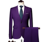 ✨👔50 % RABATT + KOSTENLOSER VERSAND 💼 Zweiteiliger Herrenanzug in moderner Passform – Atmungsaktiv, knitterfrei und professionell im Stil ✨