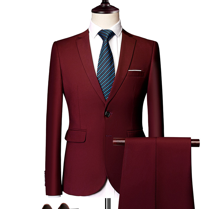 ✨👔50 % RABATT + KOSTENLOSER VERSAND 💼 Zweiteiliger Herrenanzug in moderner Passform – Atmungsaktiv, knitterfrei und professionell im Stil ✨