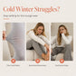 🔥🎅 SALE – 50% auf den Winter-Klassiker! ❄️ Winterliche Vintage-Karohose🧥 Elastischer Bund, gerades Bein, locker, dick & warm 🌟
