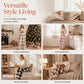 🔥🎅 SALE – 50% auf den Winter-Klassiker! ❄️ Winterliche Vintage-Karohose🧥 Elastischer Bund, gerades Bein, locker, dick & warm 🌟