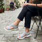 🌺Bequeme atmungsaktive flache Sandalen mit offener Zehe für Damen im Sommer