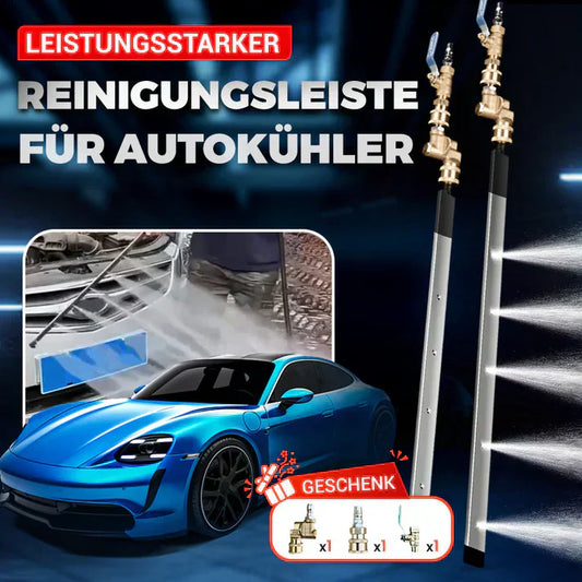 Reinigungsstab für Kühlsysteme: Wasser/Luft-Kombisystem zur Demontagefreien Auto-Reinigung