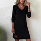 📢 Befristetes Angebot 49% RABATT 👗 Damen Langarm-Knittkleid mit Schal-Ausschnitt – Weicher Stoff & schmeichelhafte Silhouette ✅ | Gemütliche Eleganz & vielseitiger Winterstil ✨