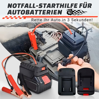 Notfall-Starthilfe für Autobatterien