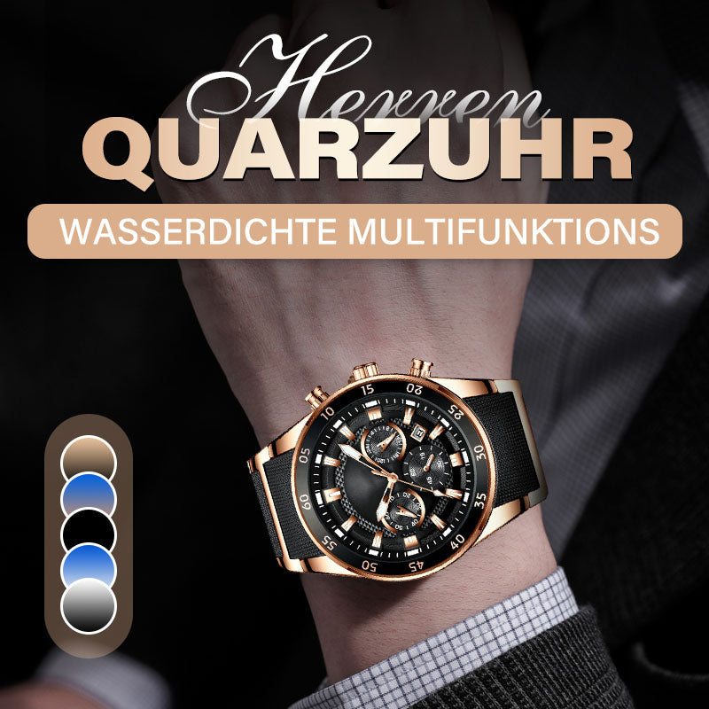 🚀 Neu eingetroffen – 50% Probierpreis! 🔥Hochwertige Business-Multifunktions-Quarz-Uhr für Herren