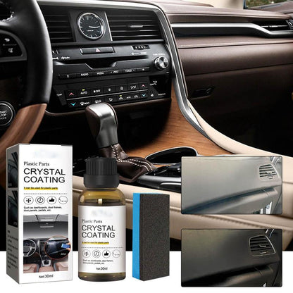 🏆👍Kaufen Sie 3 und erhalten Sie 2 gratis🚗Kunststoffteile Kristalline Beschichtung