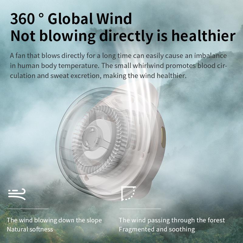 ❄️Um 360° drehbarer, tragbarer Mini-Clip-Ventilator