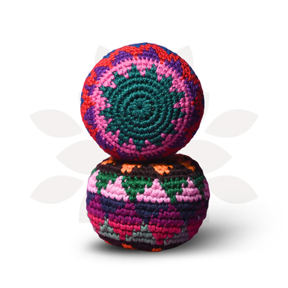 ⏰🔥NUR FÜR BEGRENZTE ZEIT 50 % RABATT! 🌈 Bunter Strick-Hacky-Sack – zum Stressabbau, für Spaß und unterwegs (Durchmesser 6,35 cm) ✨