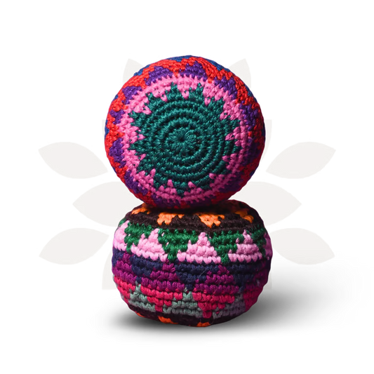 ⏰🔥NUR FÜR BEGRENZTE ZEIT 50 % RABATT! 🌈 Bunter Strick-Hacky-Sack – zum Stressabbau, für Spaß und unterwegs (Durchmesser 6,35 cm) ✨