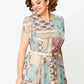 🔥HEISSER VERKAUF🔥2025 Bequemes und elegantes Kleid mit Patchwork-Print