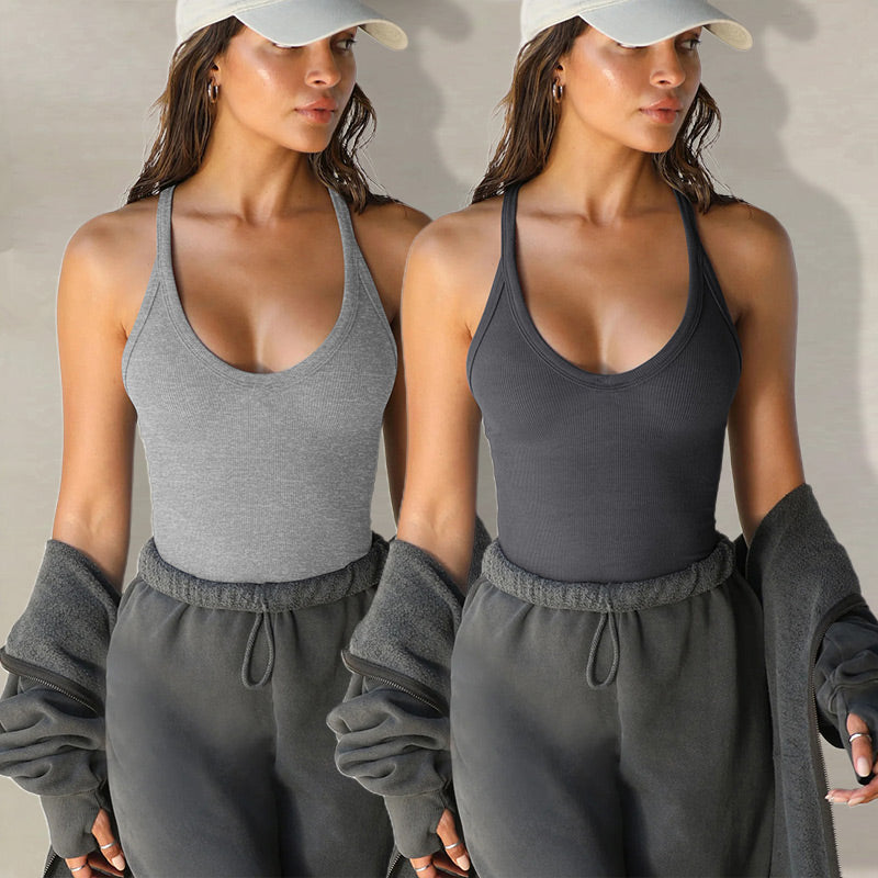Ärmelloses Workout-Camisole für Yoga und Sport für Damen