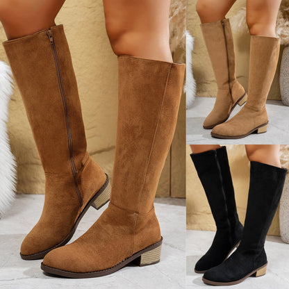 🔥Beliebtes Produkt ！✨Modische kniehohe Stiefel für Damen